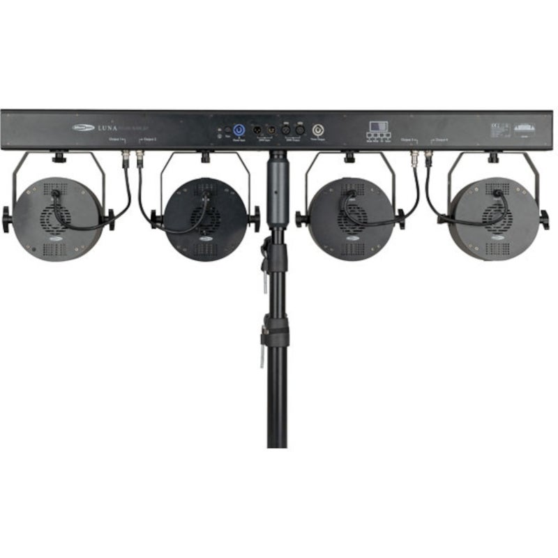Showtec Luna Four Bar 60 lichtset aan T-Bar