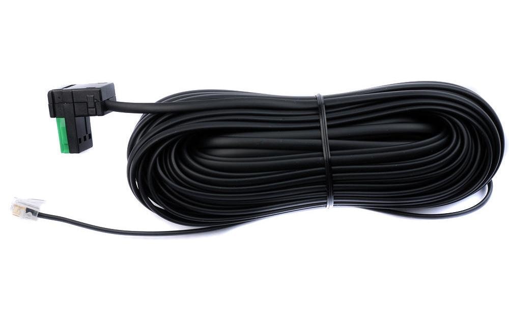 Telefonkabel 6P/4C T+T87 auf RJ11, 15 mT+T89 auf RJ-11, schwarz