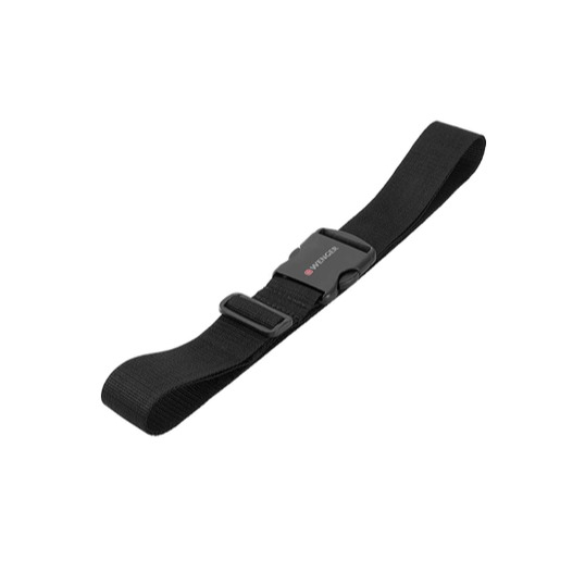 (2er Set) Luggage Strap Verstellbarer Gepäckgurt mit Steckschnalle (604906) - Schwarz