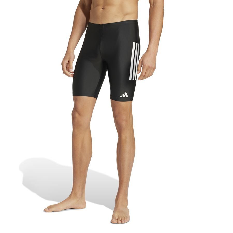 adidas Short de Bain 3-Stripes 8-Inch - Noir/Blanc