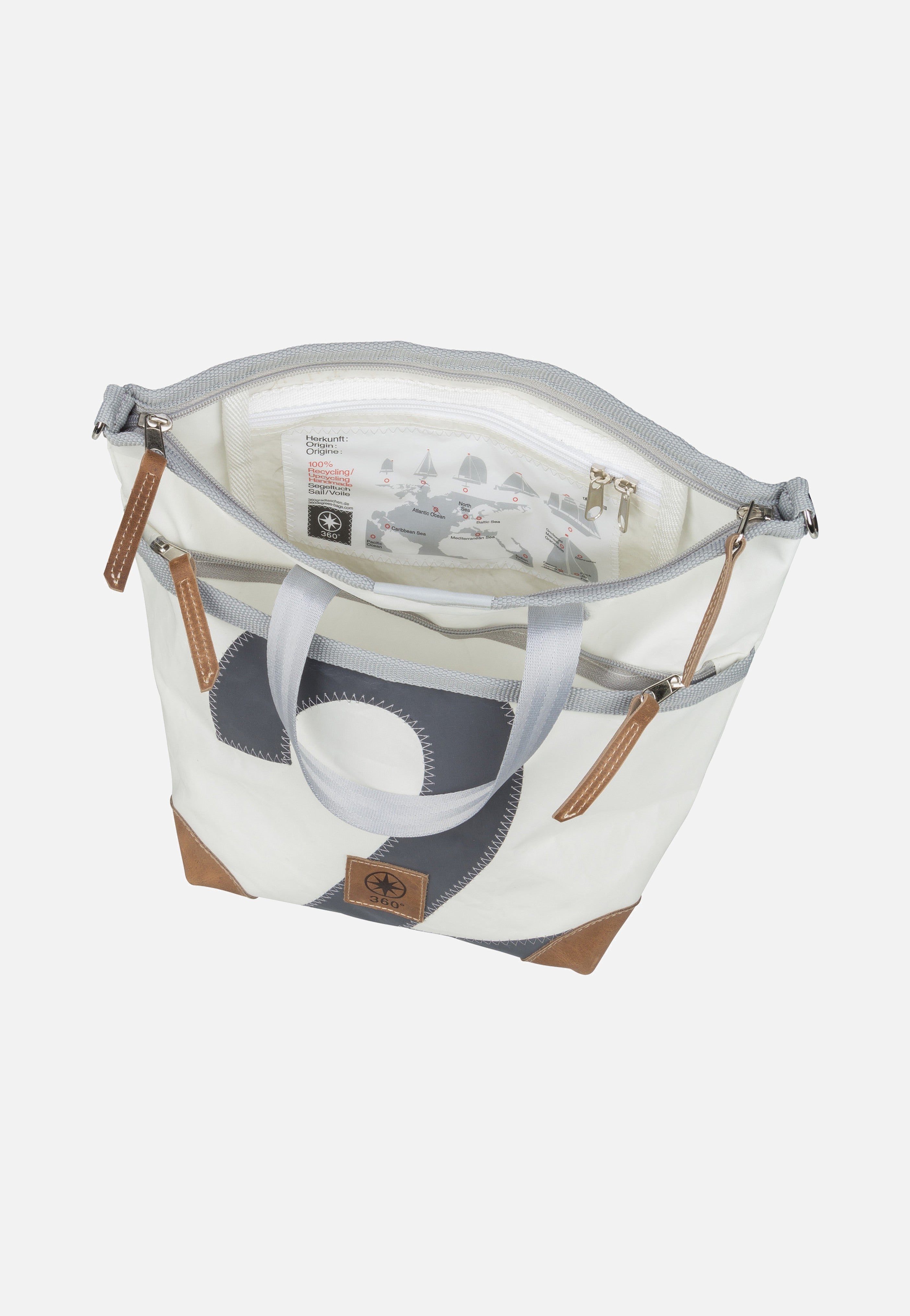 Deern Mini Weiß/Grau - Tote Bag