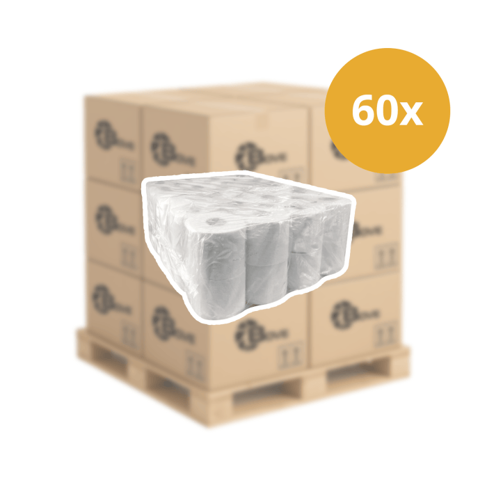 Pallet Toiletpapier cellulose 3-laags a 40 rollen Bove pallet afname (81011000P)