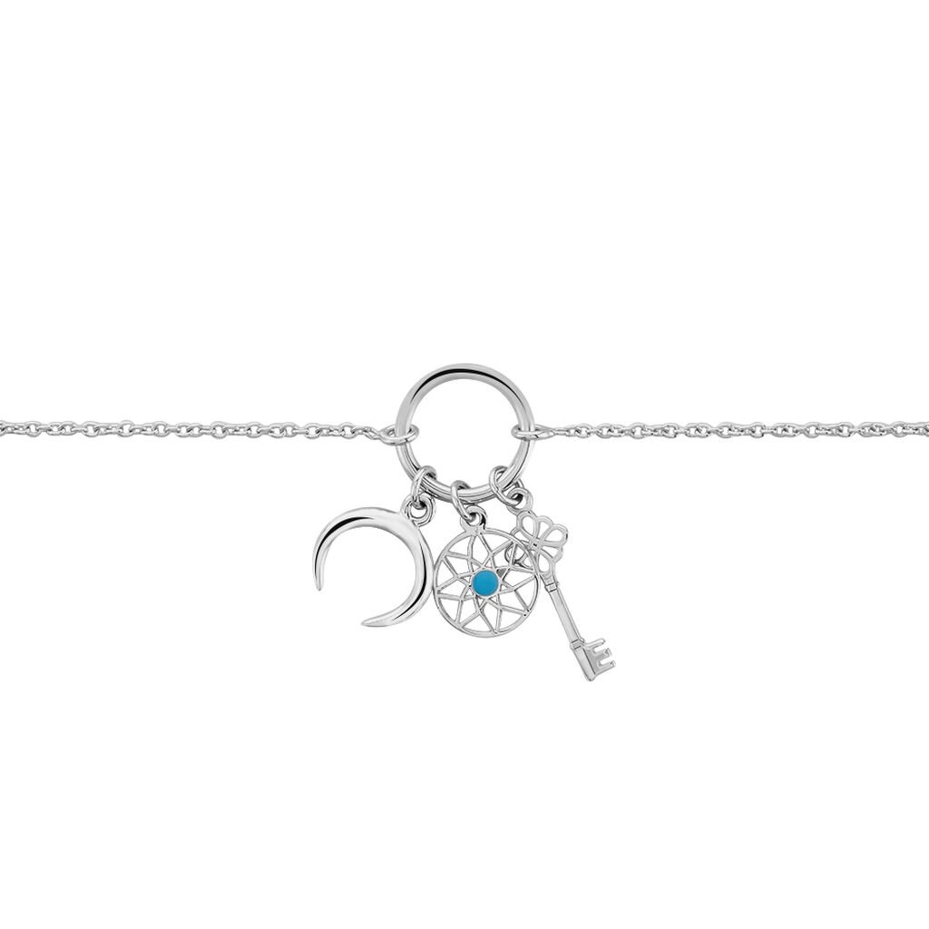 Bracelet Evyna Argent Blanc