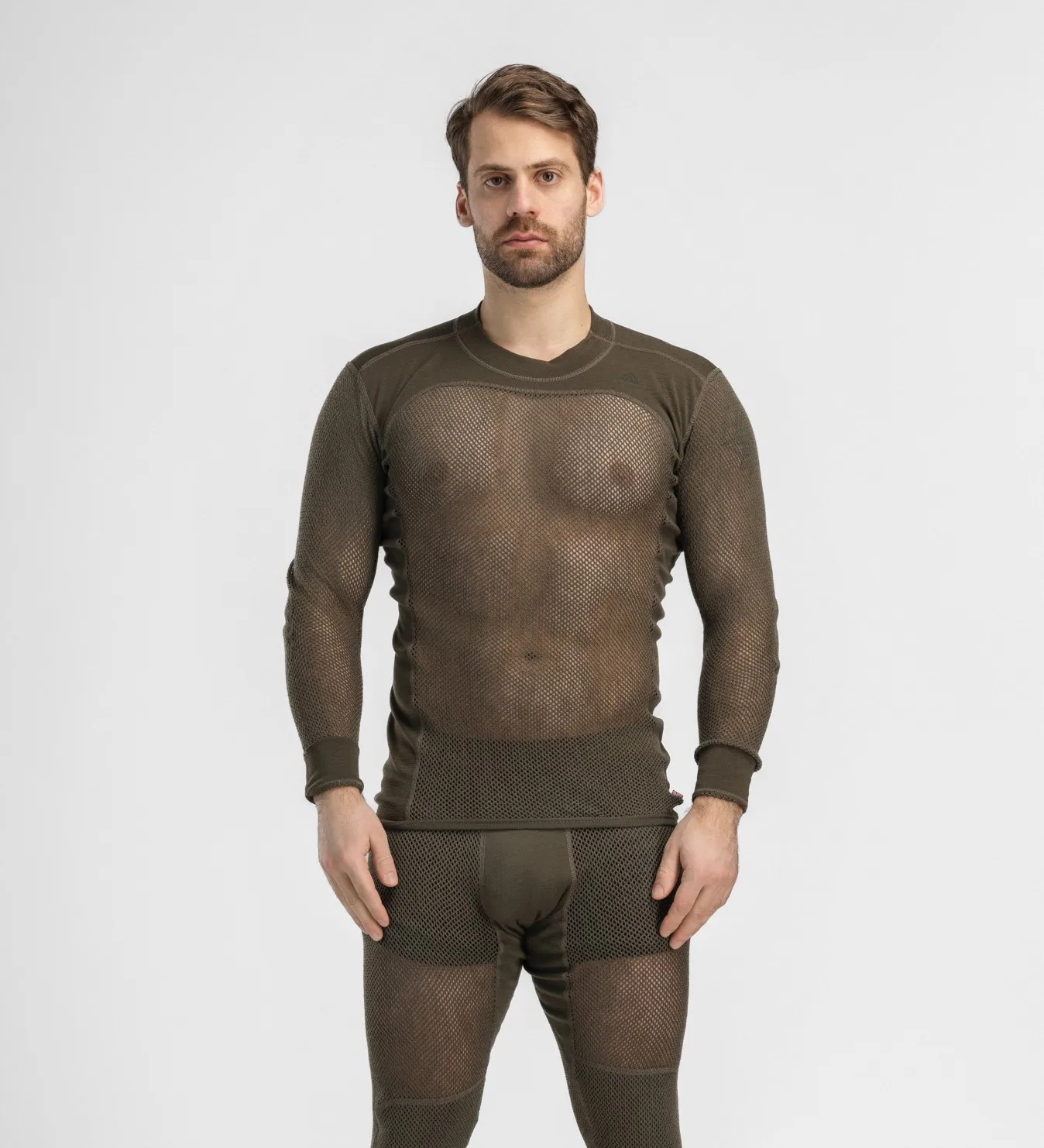 Aclima Men's WoolNet Crewneck Tarmac