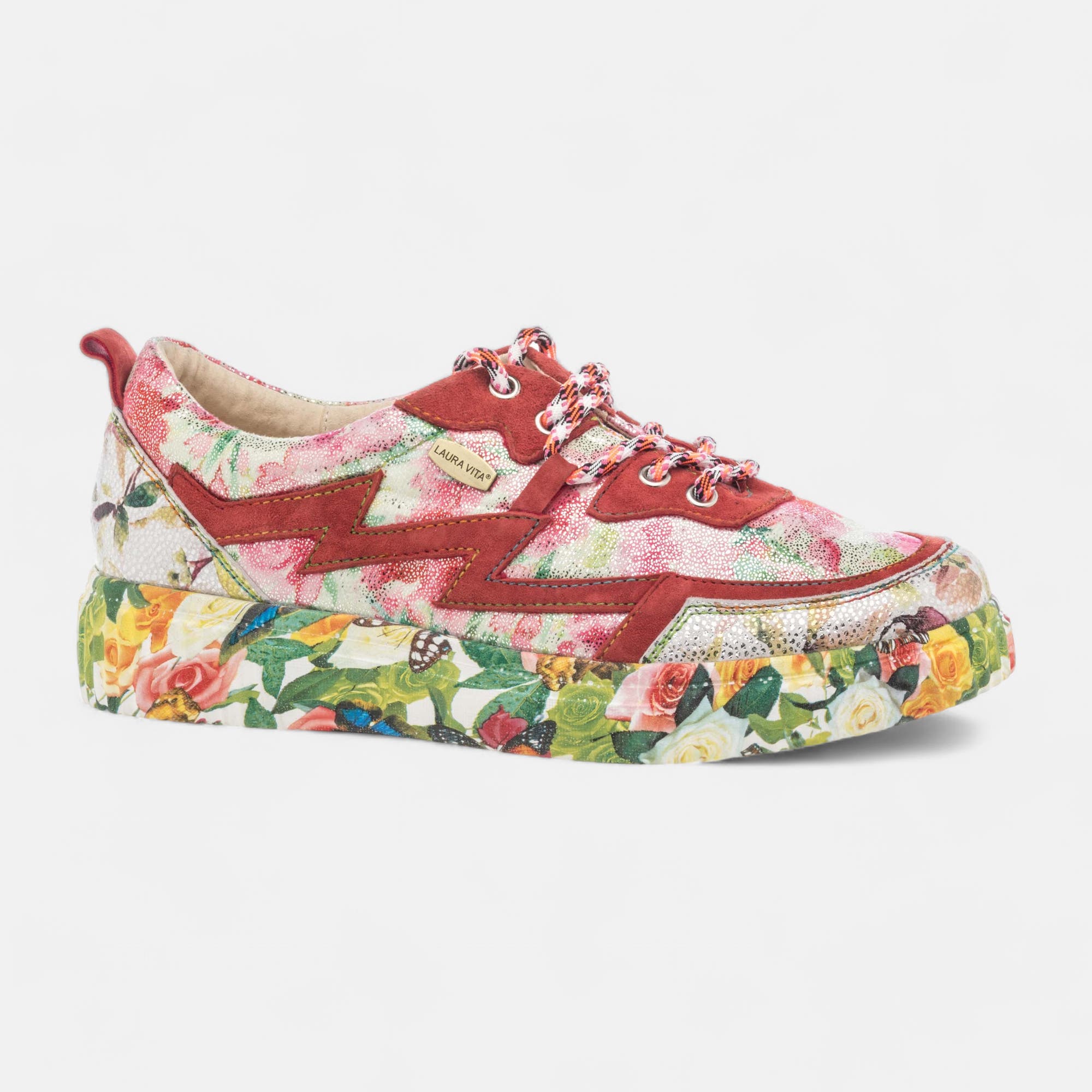 Baskets basses Femme rouge