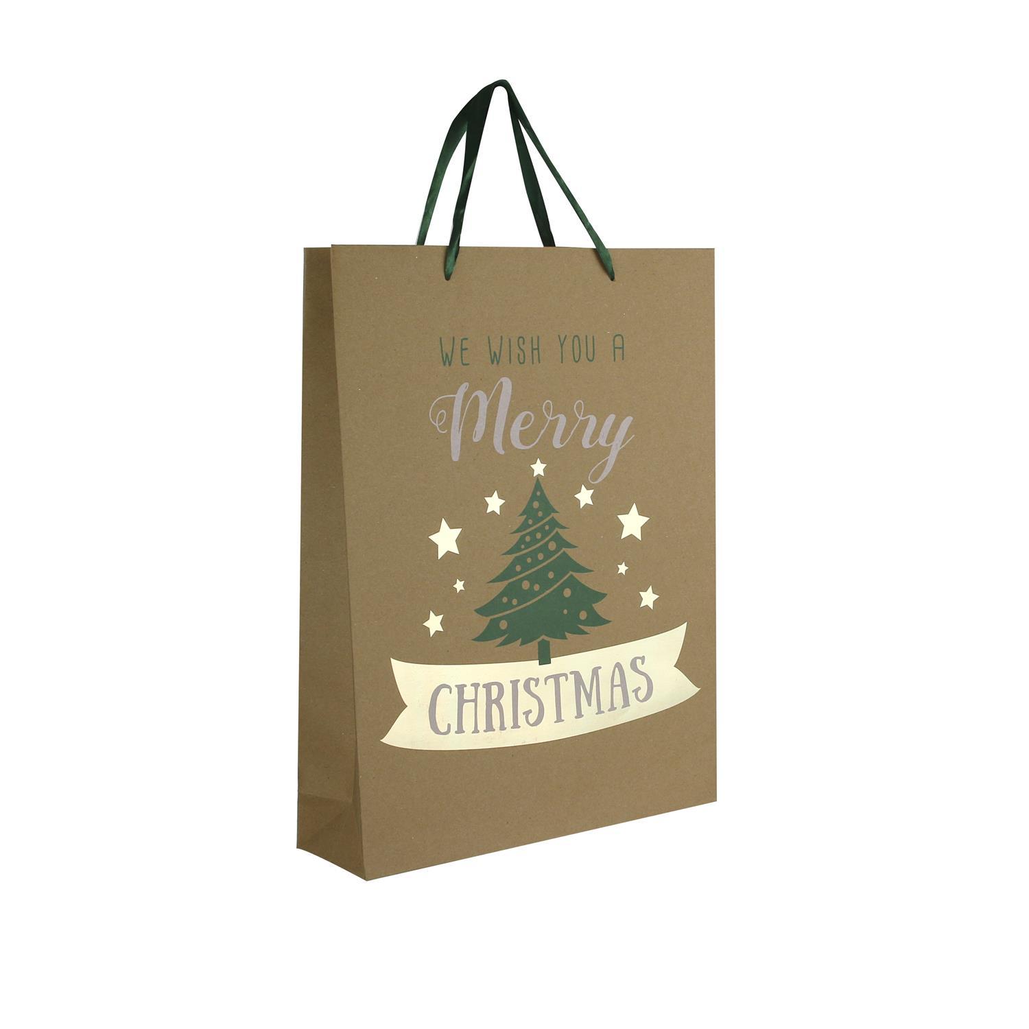 SAC CADEAU NOEL 28X8X37CM
