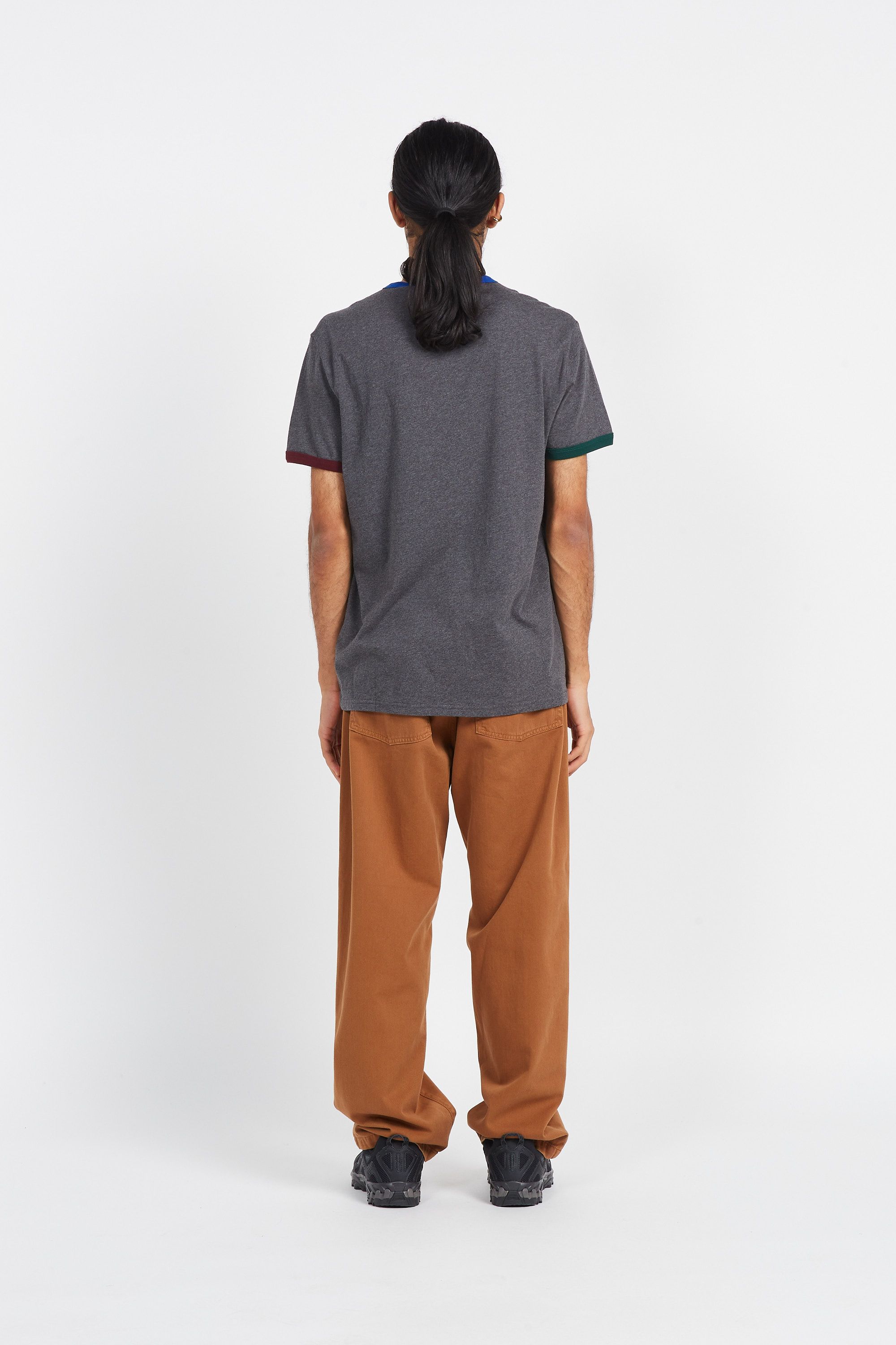 POLO RALPH LAUREN T-shirt  Custom Slim Fit Jersey Crewneck T-Shirt Gris