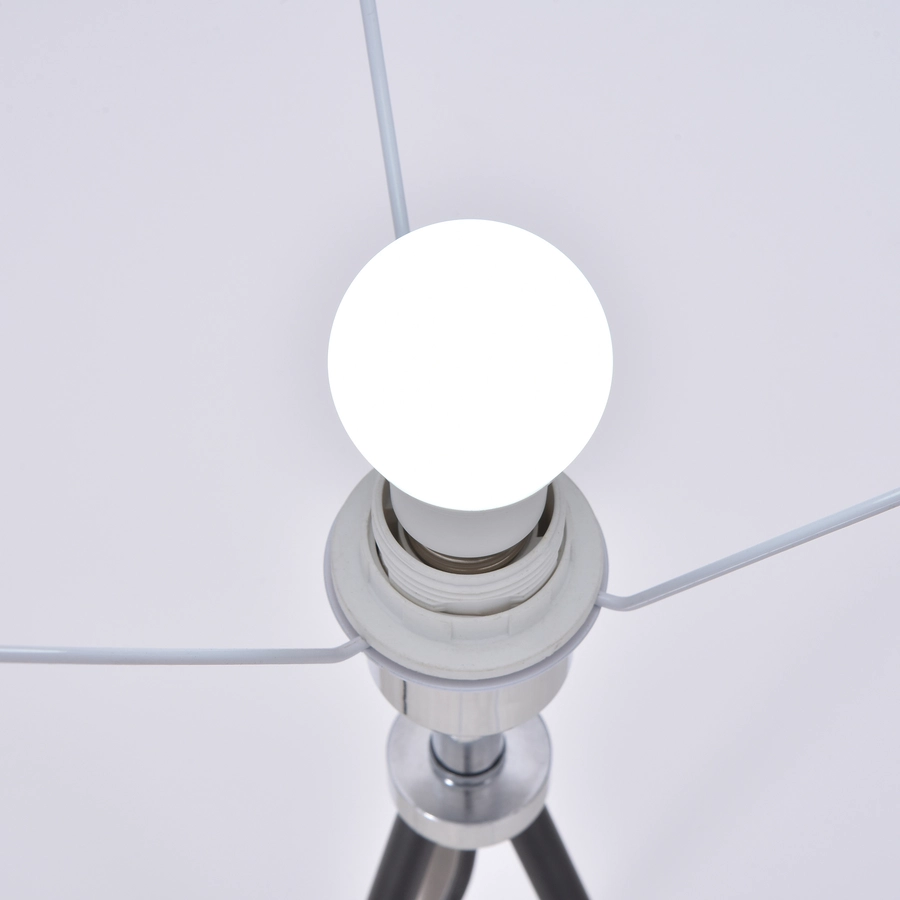 HOMCOM Tripod-Stehlampe schwarz