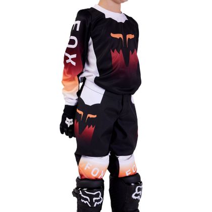 Pantalon cross Fox ENFANTS 180 FLORA - Noir