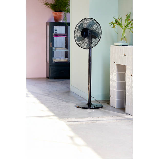 Blokker statiefventilator BL-30019 3-in-1 - in hoogte verstelbaar - 40cm diameter - 8 snelheidsstanden - zwart