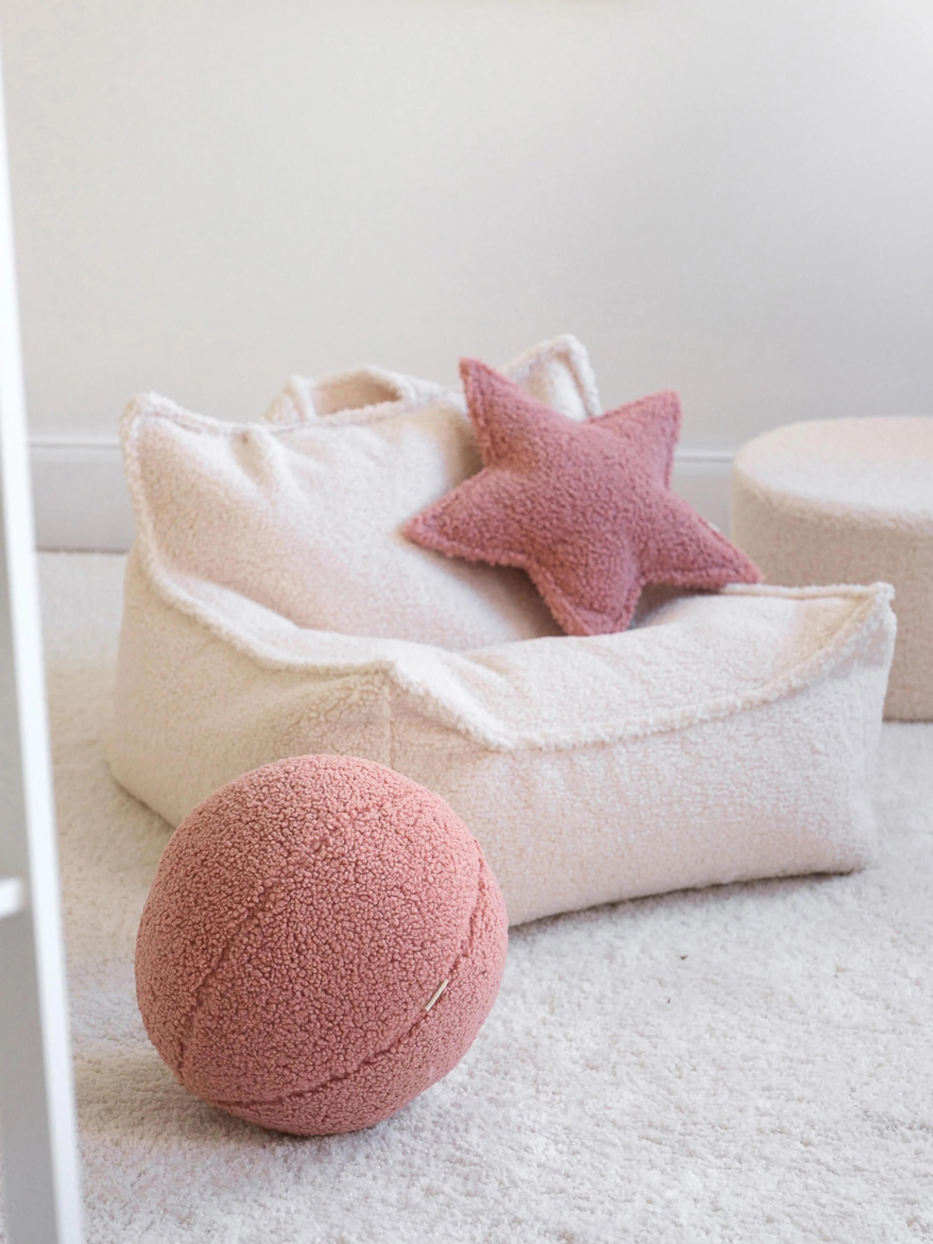 Kinderen teddy knuffelkussen Star