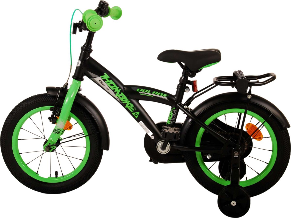 Volare - Børnecykel Med Støttehjul - 14'' - Thombike - Grøn