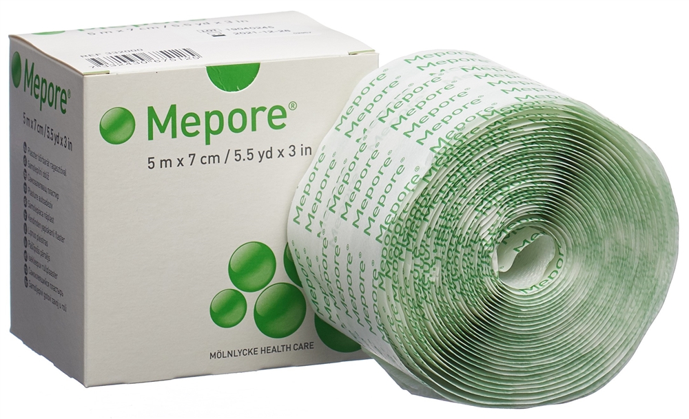 MEPORE Wundverband 7cmx5m unsteril Rolle 1 Stk