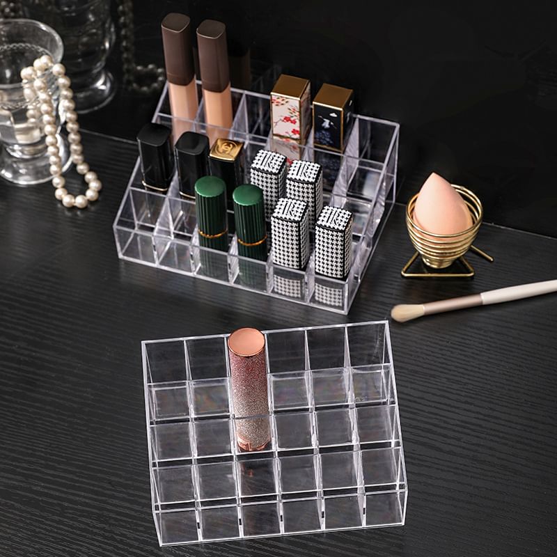 Connie Queenie - Plastic lippenstift bureau organizer (verschillende designs)