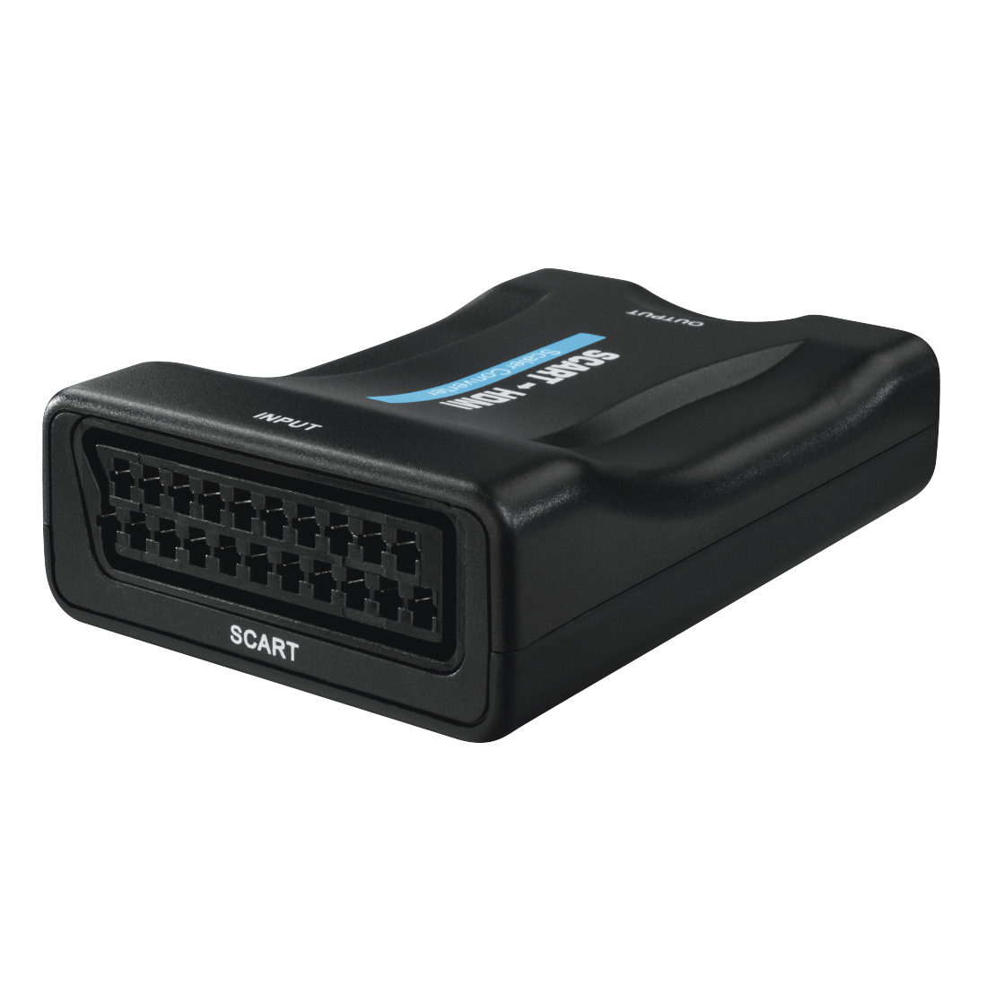 Scart auf HDMI AV Konverter Adapter für TV / PC / DVD (00121775) - Schwarz