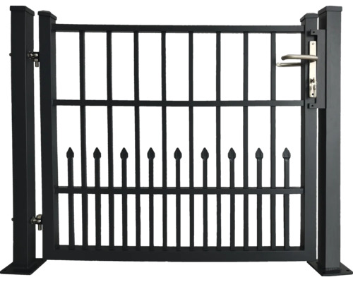 Enkel doel Bremen 120 x 103 cm incl. doelpaal 6,3 x 6,3 cm voor vastschroeven antraciet