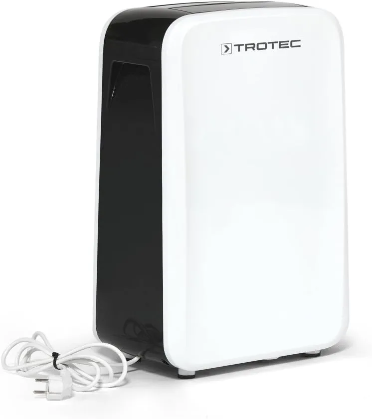TROTEC Raumentfeuchter elektrisch TTK 71 E – Leistung 24 L/Tag – Fläche 50 m² / 125 m³ – Entfeuchtungsgerät mit Autoabschaltung