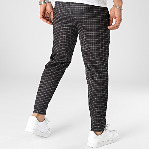 Pantalon A Carreaux Noir