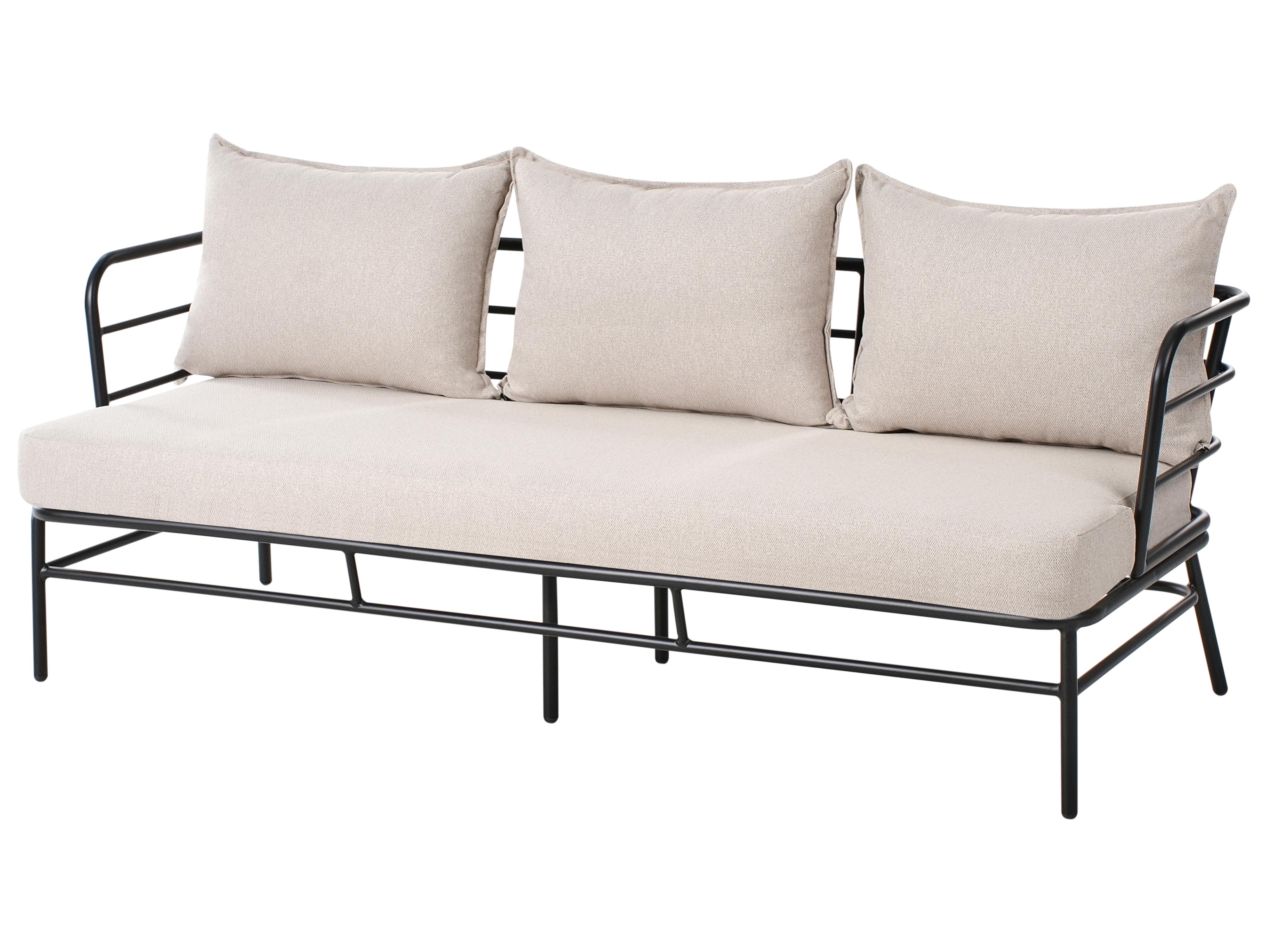 Tuin bankenset 5-zits PONZONE Metaal Lichtbeige
