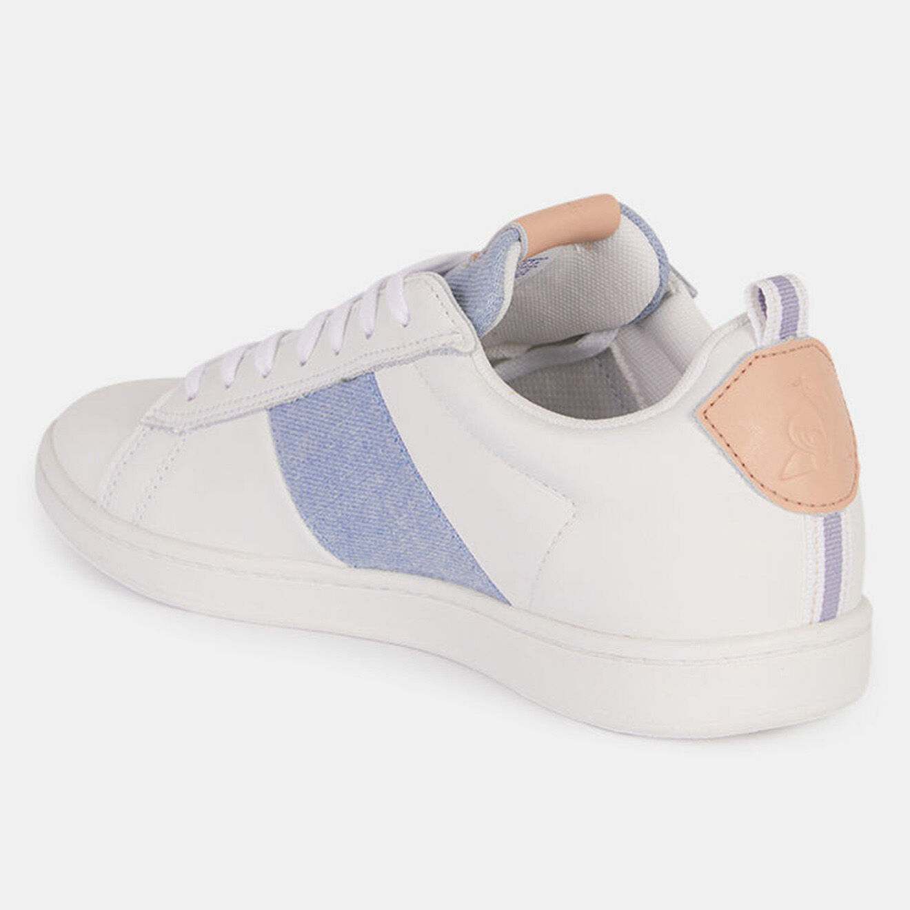 Le Coq Sportif Baskets en Cuir Courtclassic blanc/belu
