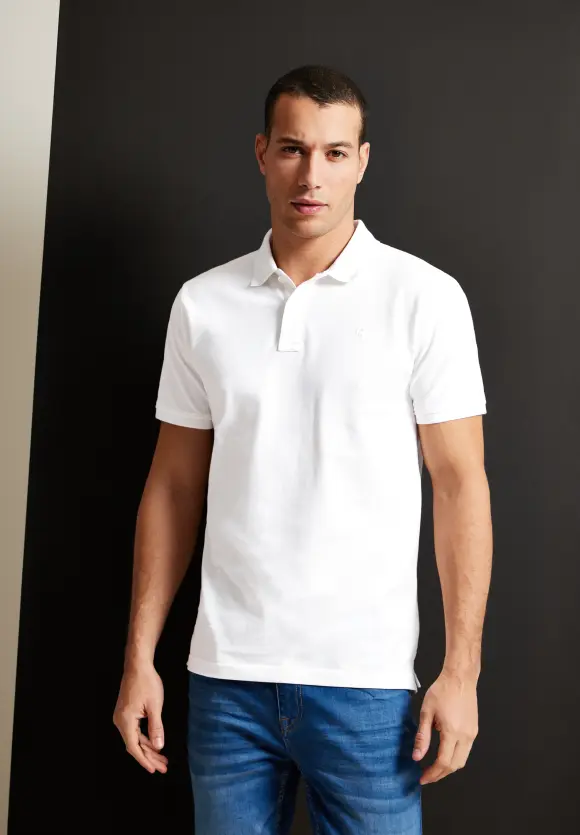 Piquée Poloshirt - White