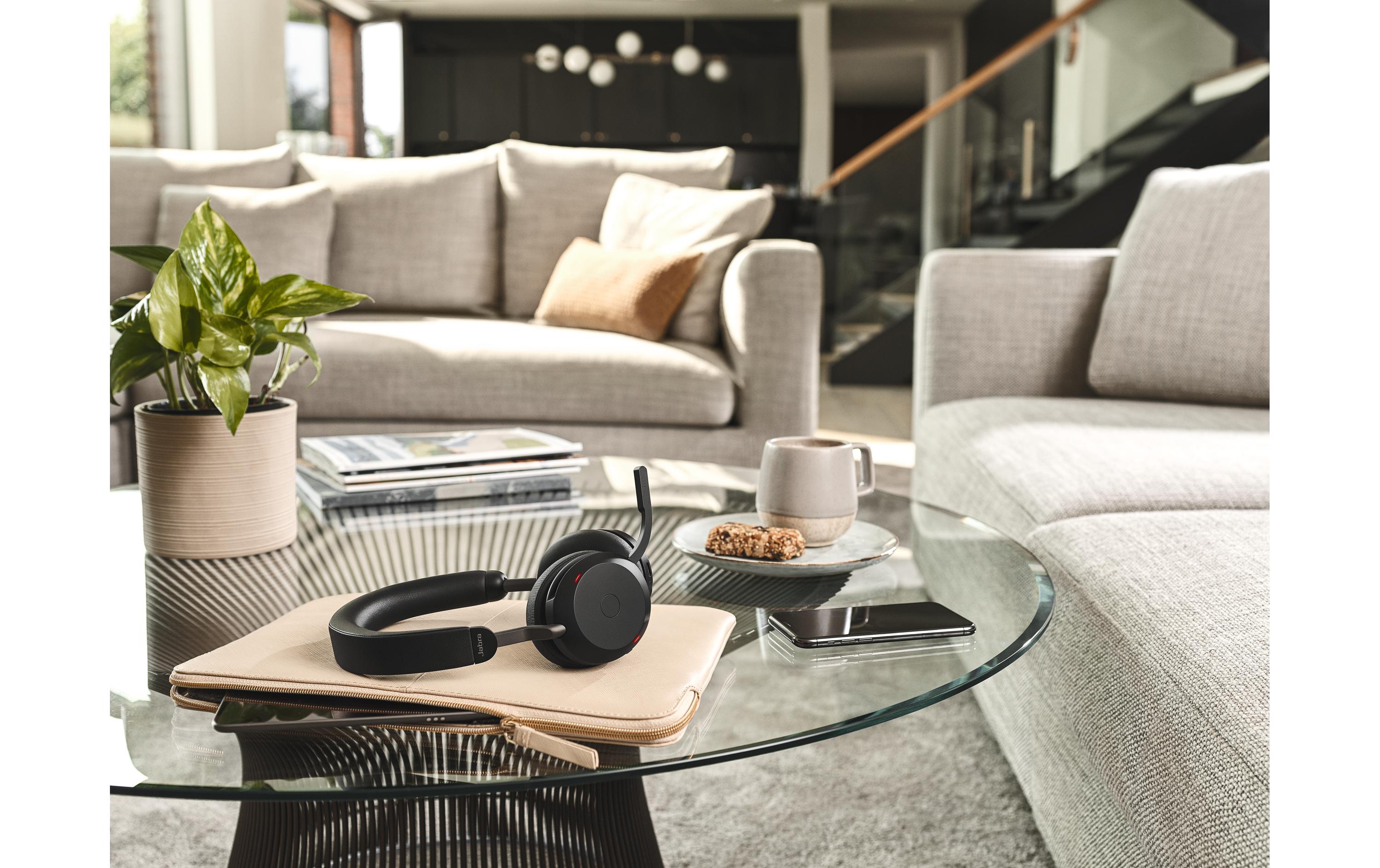 Headset Evolve2 75 Duo MS USB-C, Schwarz<br>Erstklassige Soundtechnik für branchenweit führende Sprachqualität