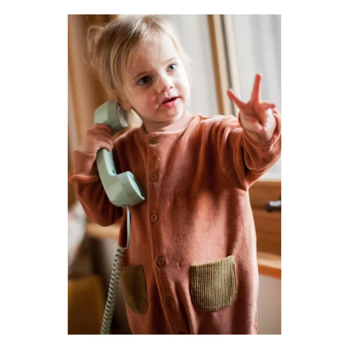 Marlot Paris Combinaison Velours Camille | Vieux Rose