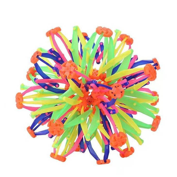 (Ø24cm) Anti Stress Magic Sphere Ball Kinder Expandaball Dekompressions Spielzeug Erweiterbarer Atemball - Bunt