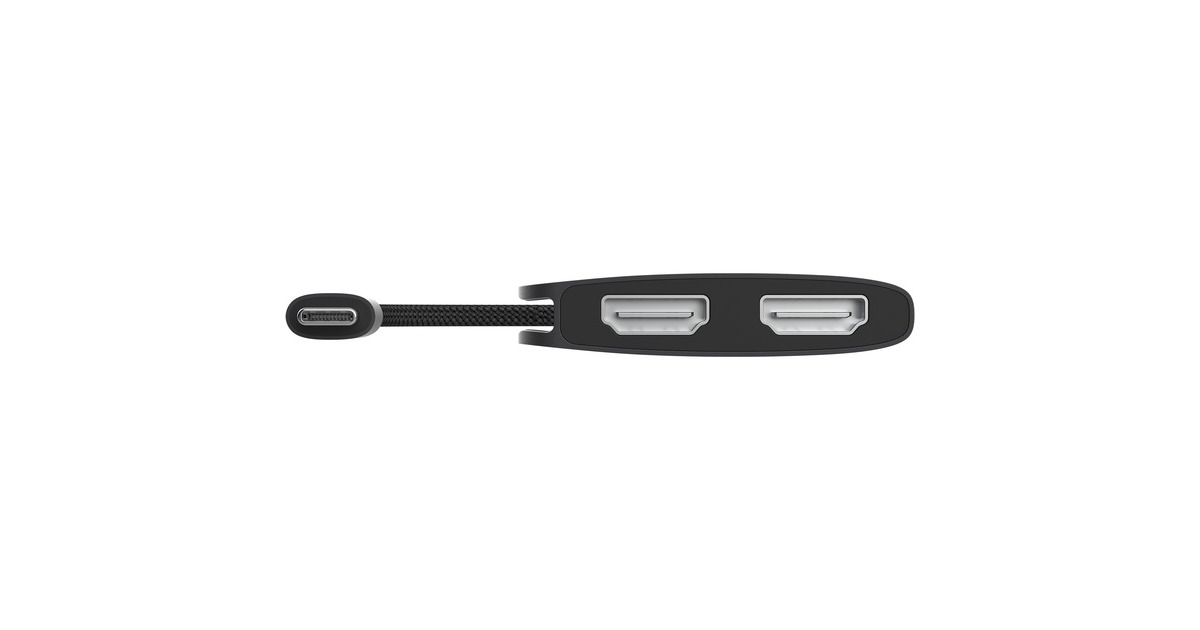 SitecomUSB-C naar Dual HDMI adapter  (Grijs)