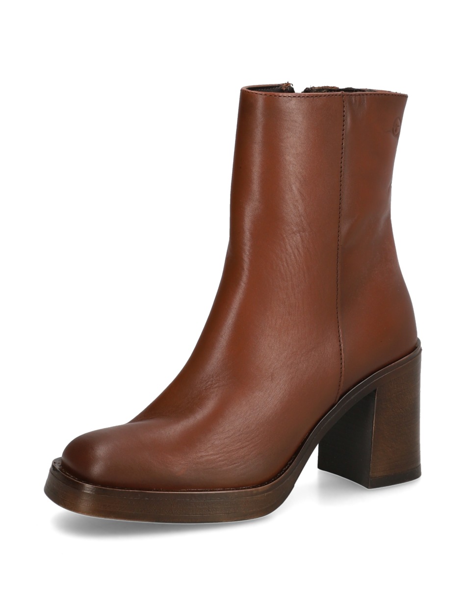 Glattleder Stiefelette