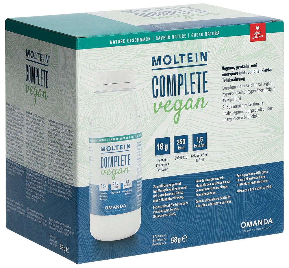 moltein Complete Plv Vegan Nature Fl 58 g