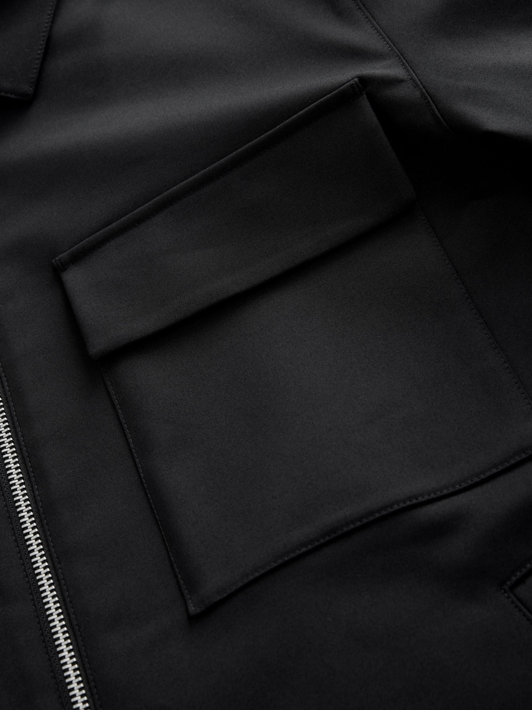 Zwart - Slim technisch stretchy Jack