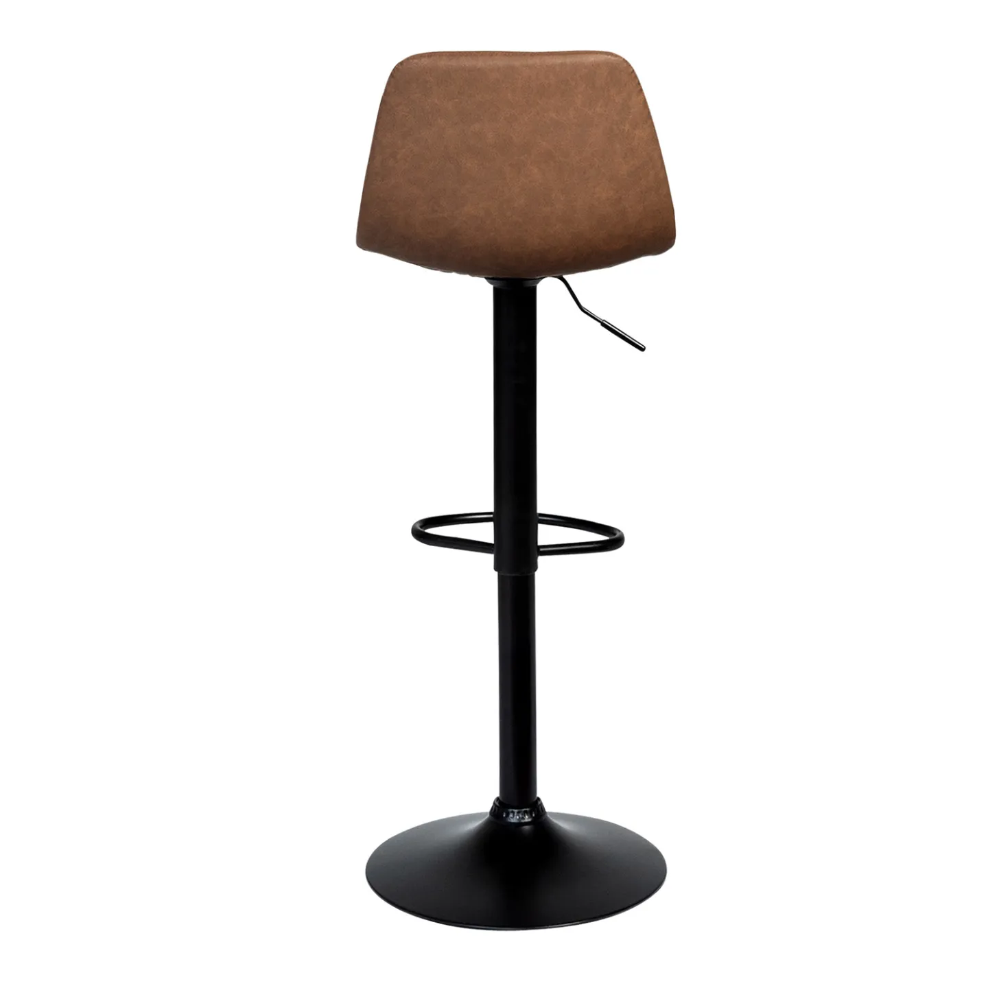 Lot de 2 tabourets de bar TEXAS marron vintage
