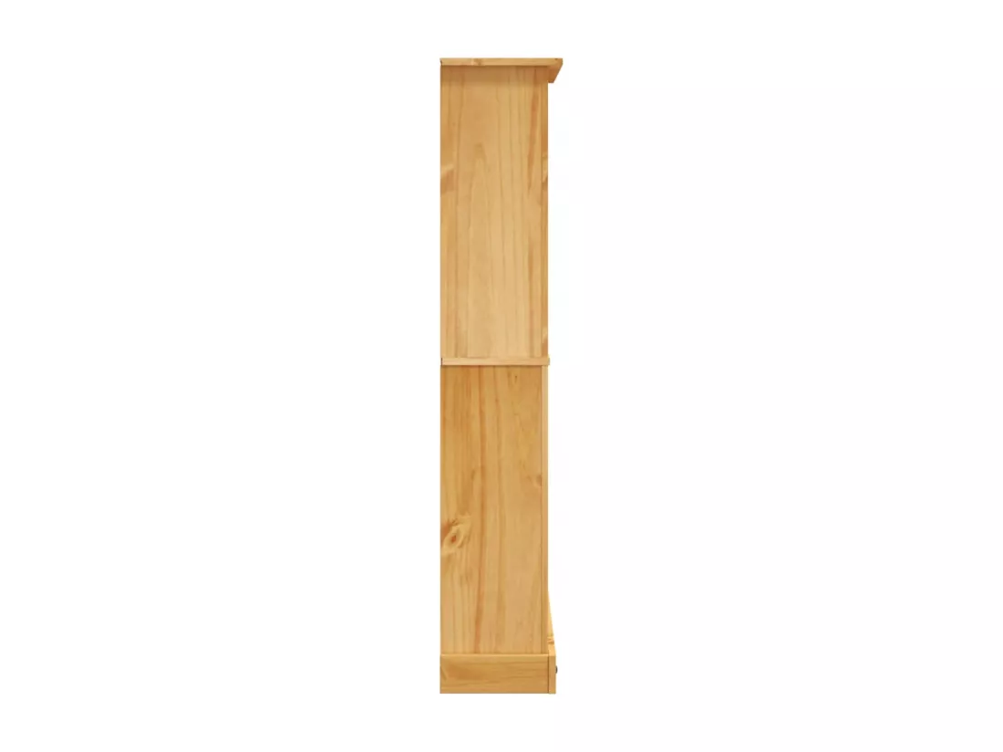 Bibliothèque 4 niveaux Gamme Corona Pin mexicain 81x29x150 cm