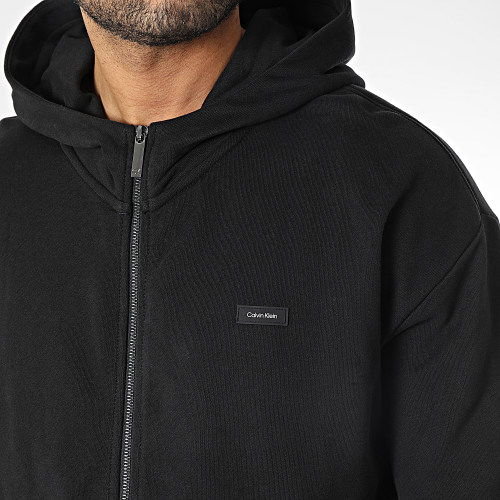 Sweat Zippé Capuche Cotton Comfort 1112 Noir