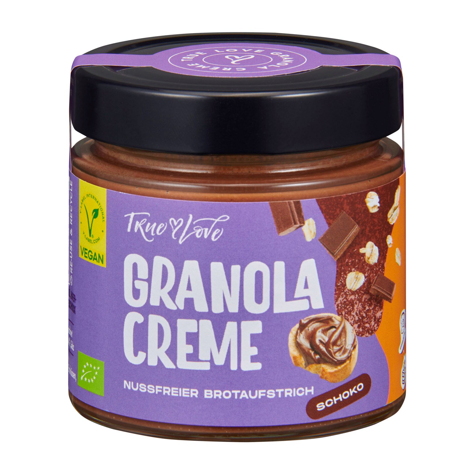 True Love Bio Granola Creme Schokolade