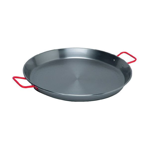 Poêle à paëlla 46 cm acier poli