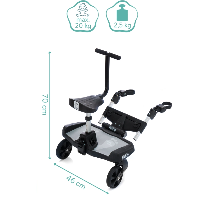 fillikid Filliboard Wide SET Schwarz