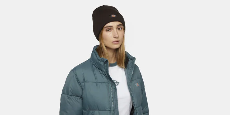 Dickies GIBSLAND BEANIE DARK BROWN Dark brown