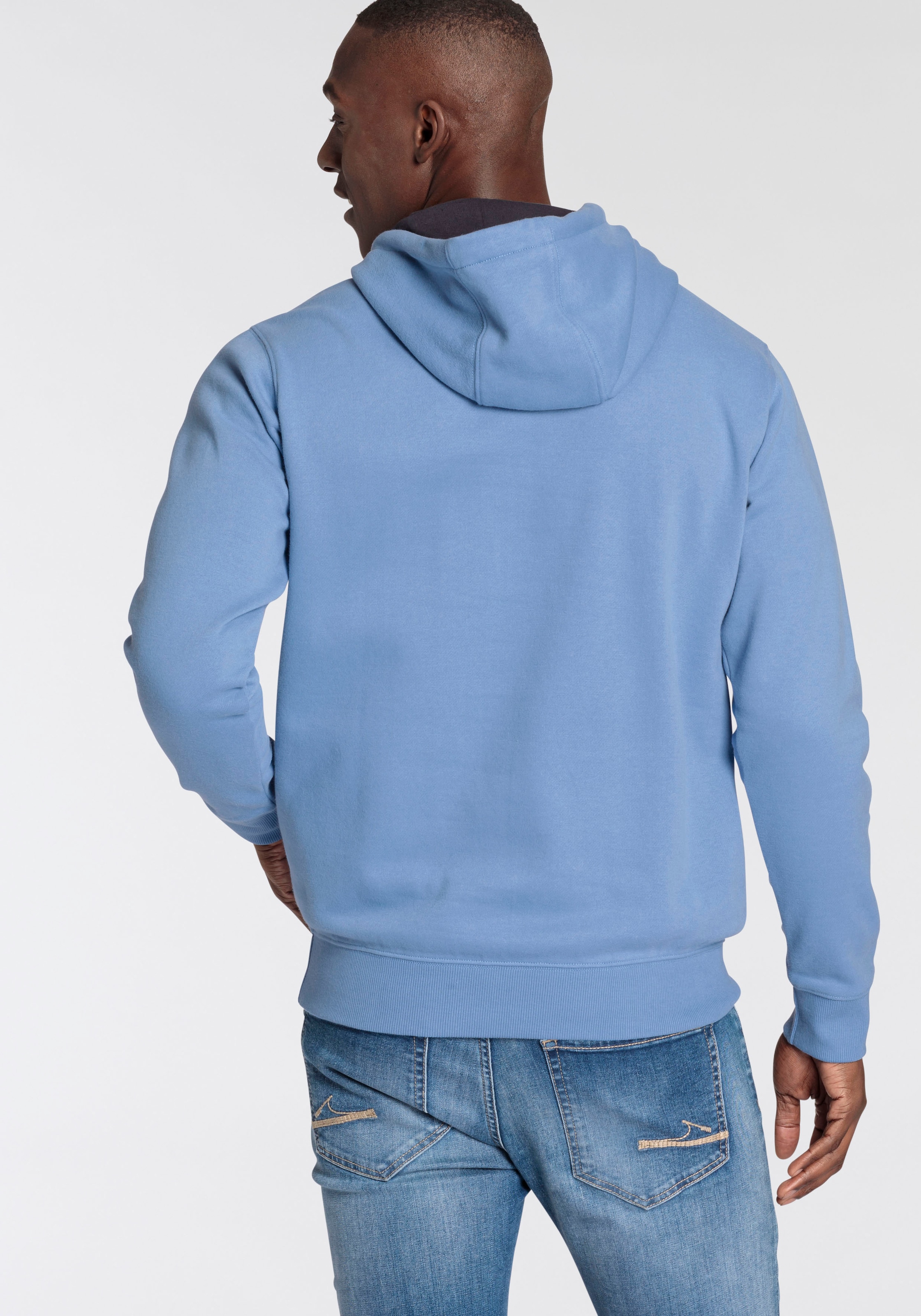 DELMAO Kapuzensweatshirt , Langarm,  lockere Passform,  mit Print,  mit Kapuze