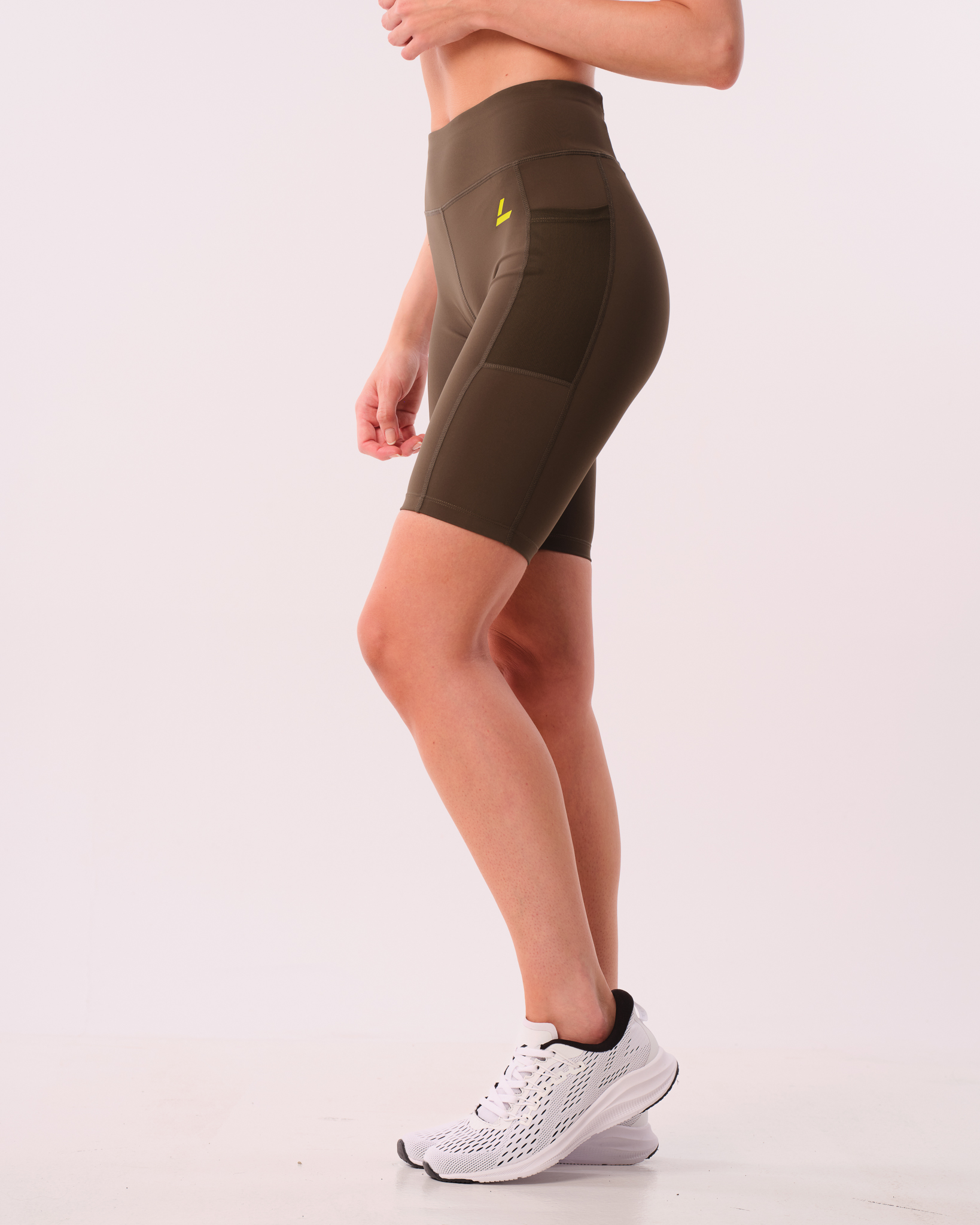 LEVITY Radical Run Pocket Shorts Green Forest