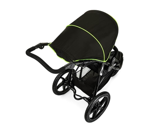 HAUCK - Poussette buggy runner - black neon yellow