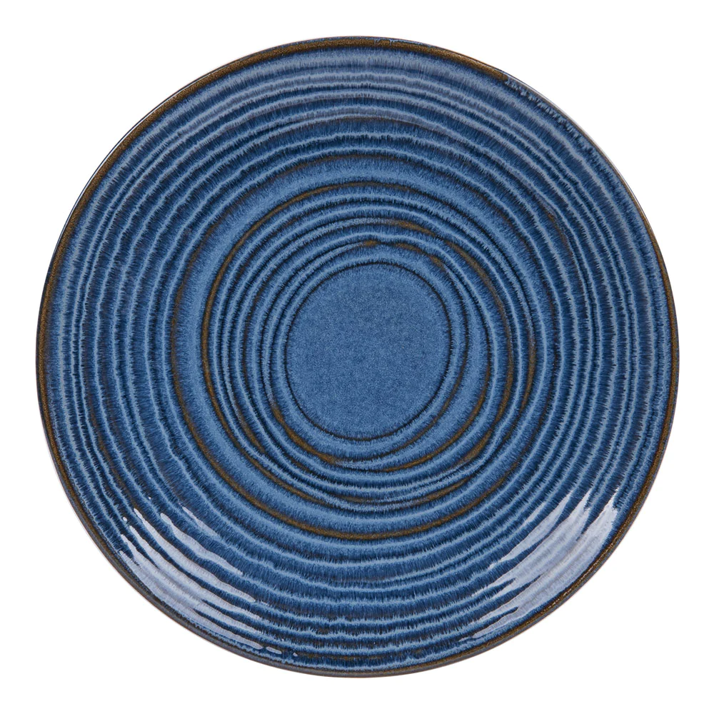 Assiette de présentation Moon bleu Table passion