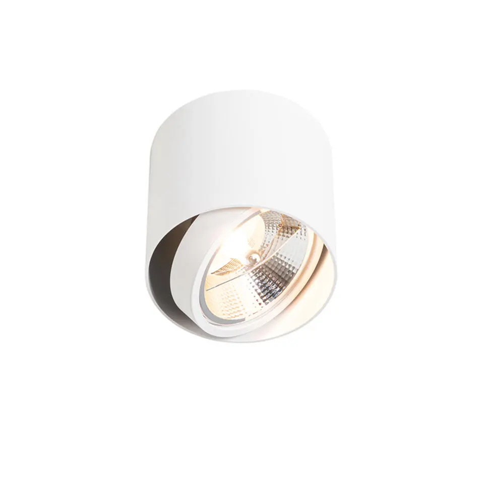 Qazqa opbouwspots impact wit gu10