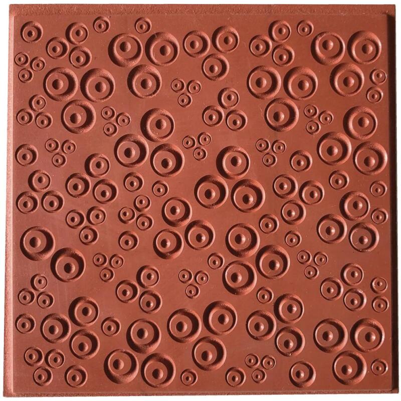 Cernit plaque de texture Clovers - Gris