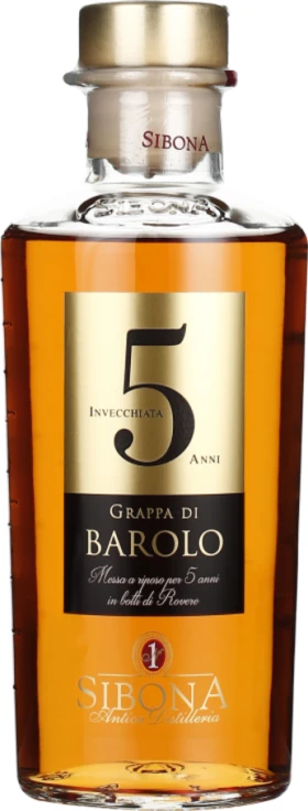 SIBONA GRAPPA 5 YEARS BAROLO 50CL