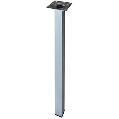 Pied de table Diall 25 x 25 x H. 800 mm gris carré