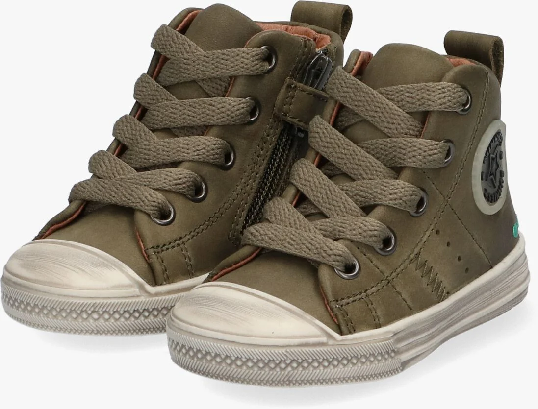 BUNNIESJR groene bunniesjr hoge sneaker frans ferm