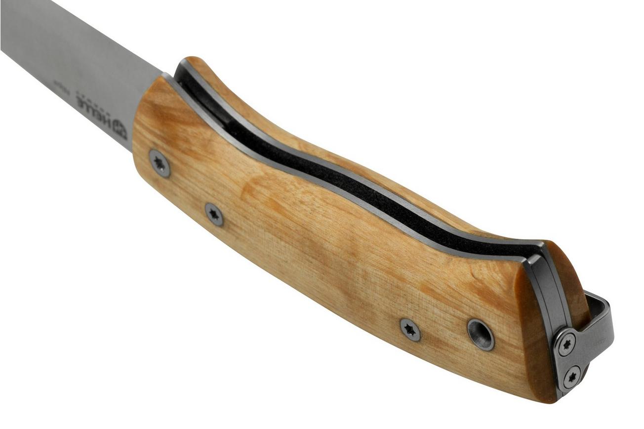 Helle Nipa 200657 Curly Birch, bushcraft zakmes