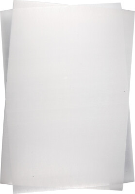 Krympeplast - 20X30 CM - Tykkelse 0,3 MM - Mat Transparent - 100 Ark